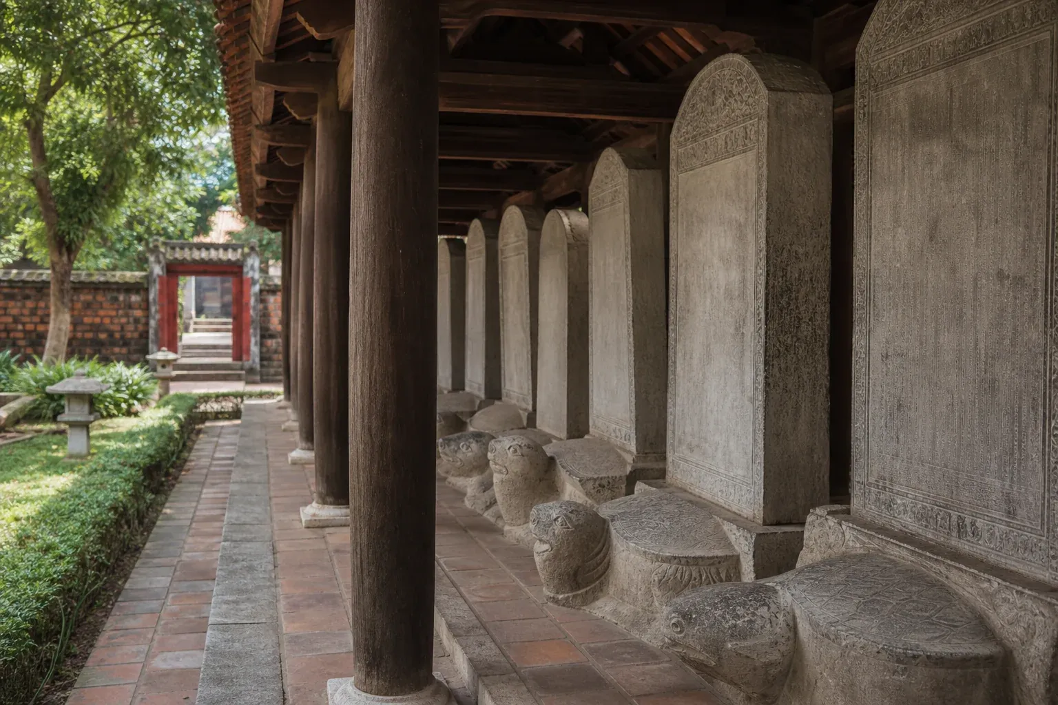 5. Literaturtempel (Van Mieu): Vietnams erste Universität